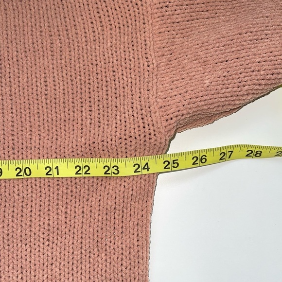 Aerie Camel Brown Chenille Knit Turtleneck Oversized Sweater Xsmall Women’s - Picture 9 of 12